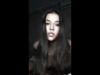 cute russian girl quick tease before bed