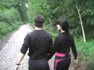 giant strapon pegging in the woods | porn | sex | anal | private | sex | teen